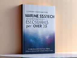 Mockup dell'eBook Wellness Tech Essentials per Over 35