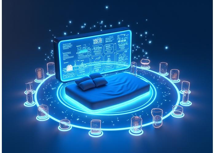 Interfaccia utente di un sistema di ottimizzazione del sonno avanzato