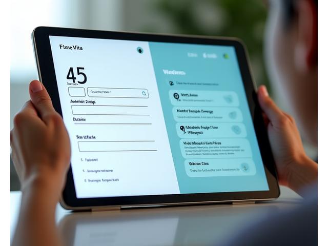 Interfaccia utente di Fiume Vita mostra suggerimenti personalizzati basati su dati individuali